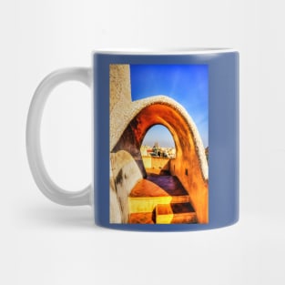 Sagrada Familia From La Pedrera Mug